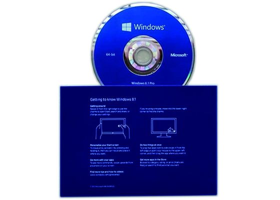 Trung Quốc Hệ điều hành Genuine Windows 8.1 Pro Pack 64bit Phần mềm Phiên bản đầy đủ nhà cung cấp