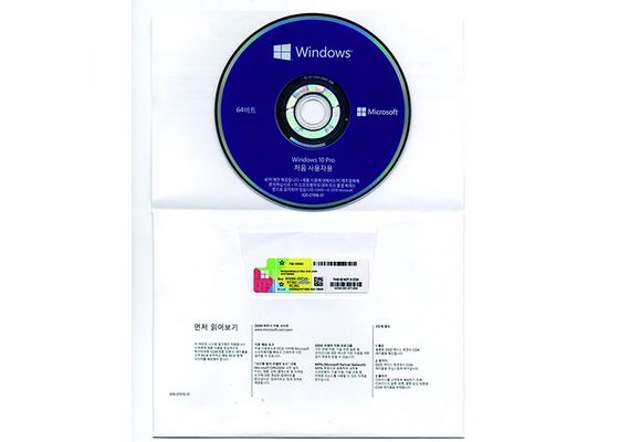 Trung Quốc Đa ngôn ngữ Windows 10 Pro 64bit Dvd Oem Sticker DVD dành cho doanh nghiệp nhà cung cấp
