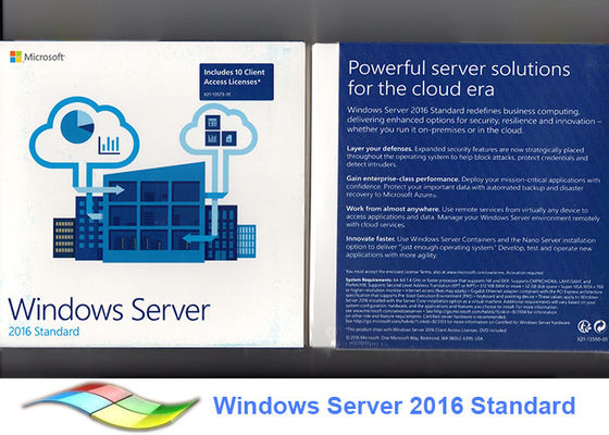 Trung Quốc COA X20 Đa ngôn ngữ Windows Small Business Server 2016 100% Bản gốc nhà cung cấp