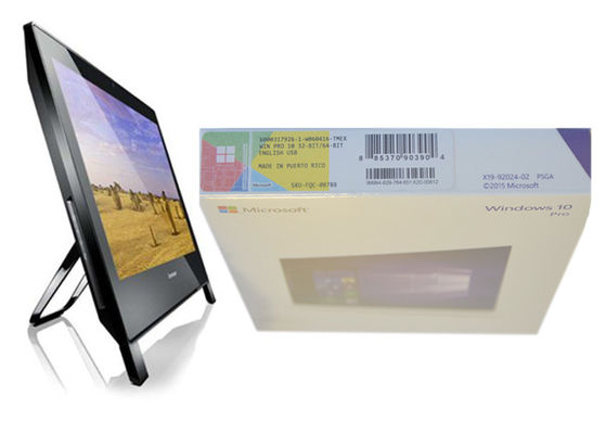 Trung Quốc Đa ngôn ngữ Windows 10 Sản phẩm đóng gói hoàn chỉnh FPP Retail Box 1GHz hoặc nhanh hơn nhà cung cấp