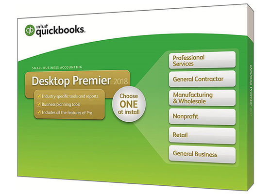 Trung Quốc Bản gốc Quickbooks Desktop Premier 2017 Intuit Với ​​Phiên bản Công nghiệp Phần mềm Kế toán Quickbooks nhà cung cấp
