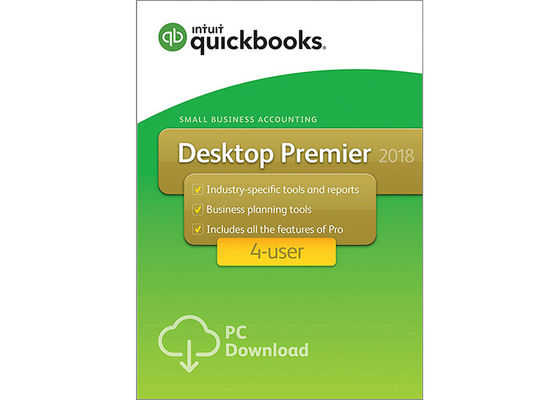 Trung Quốc 100% bản chính của QuickBooks Desktop 2017 Premier 2018 với Người dùng Ấn bản Công nghiệp 4 nhà cung cấp