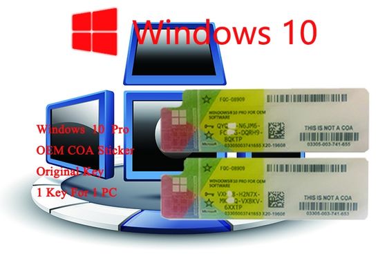 Trung Quốc Hệ điều hành 32 bit 100% Authentic Win 10 Pro COA Sticker Kích hoạt Trực tuyến nhà cung cấp