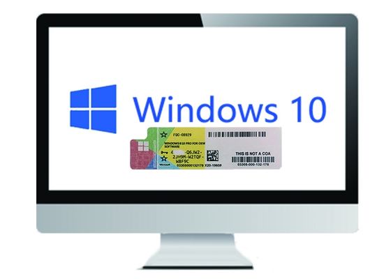 Trung Quốc Microsoft Windows 10 Pro License COA Sticker ngôn ngữ Đức 64bit nhà cung cấp