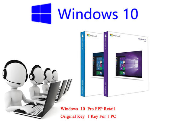 Trung Quốc Windows 10 Home FPP Deals 32-bit / 64-bit Hộp bán lẻ Khóa gốc cho máy tính nhà cung cấp