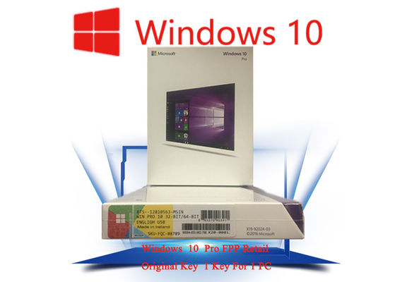 Trung Quốc 100% Original Windows 10 Gói FPP Phần mềm chính hãng Tùy biến FQC nhà cung cấp