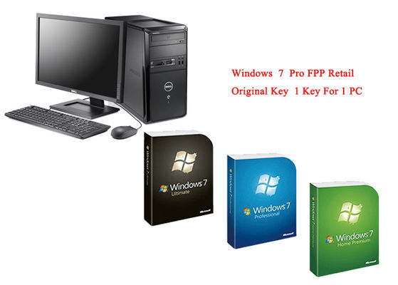 Trung Quốc Microsoft Windows 7 Pro Pack Online Kích hoạt tùy chỉnh FQC chính hãng FPP bán lẻ nhà cung cấp