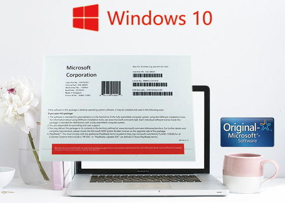 Trung Quốc Windows Pro Sticker / Windows 10 Pro OEM Sticker Không giới hạn ngôn ngữ nhà cung cấp