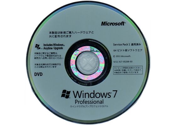 Trung Quốc Genuine Windows 7 Pro Pack 64Bit Hệ thống OEM Phiên bản đầy đủ Phần mềm nhà cung cấp