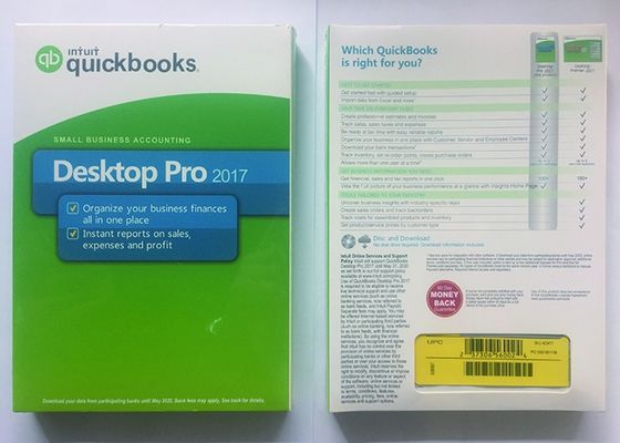 Trung Quốc Phần mềm kế toán doanh nghiệp QuickBooks Desktop 2017 DVD Media nhà cung cấp