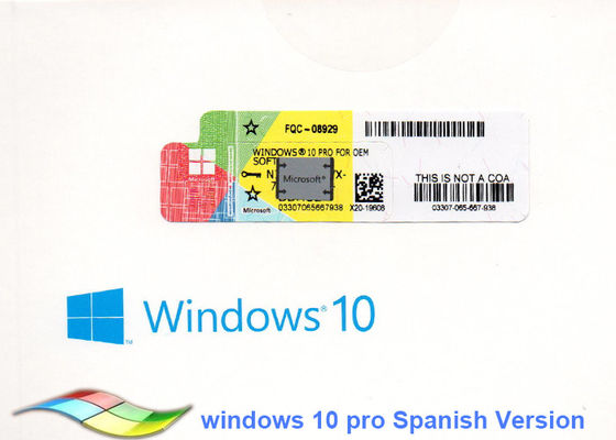 Trung Quốc Máy tính xách tay Genuine Windows 10 Professional Oem Coa Sticker Bảo hành 1 Năm nhà cung cấp