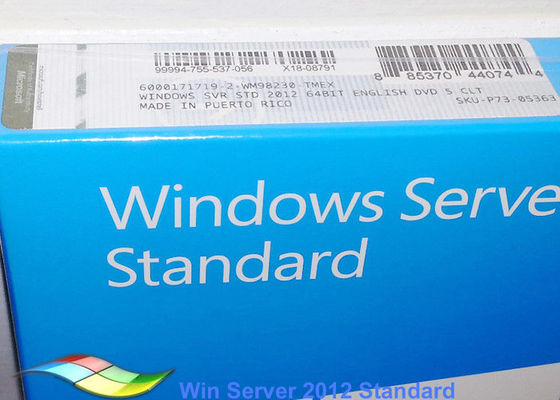 Trung Quốc Phiên bản đầy đủ Windows Server 2012 FPP Standard Chuẩn FQC 64bit Hệ thống DVD nhà cung cấp