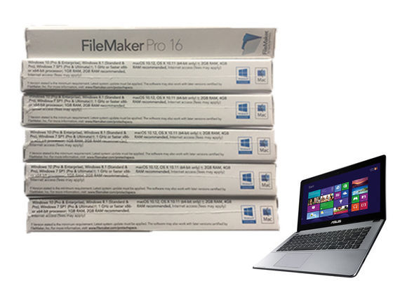 Trung Quốc 100% Original FileMaker Pro 16 Phần mềm Genuine Online Kích hoạt Filemaker Pro Windows 7 nhà cung cấp