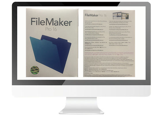 Trung Quốc Phiên bản đầy đủ FileMaker Pro dành cho Mac / Win Retail Box V16 Online Kích hoạt nhà cung cấp