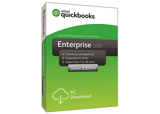 Trung Quốc Phiên bản đầy đủ Quickbooks Máy tính để bàn Doanh nghiệp 2018 Silver Edition 30 Tải về máy người dùng nhà cung cấp
