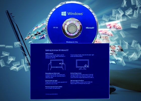 Trung Quốc Phiên bản đầy đủ Windows 8.1 Pro Pack OEM phiên bản đa ngôn ngữ 64Bit Systems Online Kích hoạt nhà cung cấp