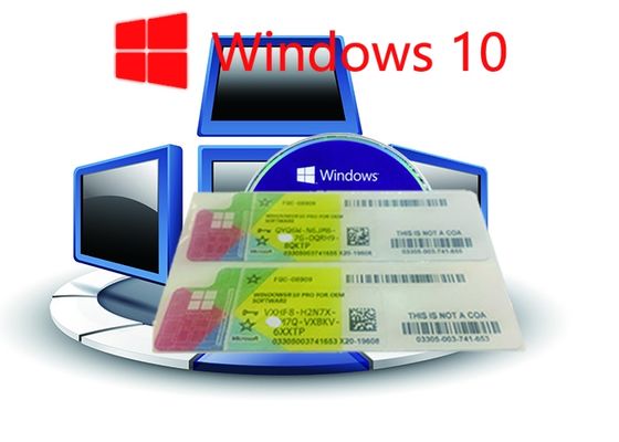 Trung Quốc Hệ điều hành 64bit / 32bit 100% Authentic Windows 10 Pro COA Sticker Kích hoạt Trực tuyến nhà cung cấp