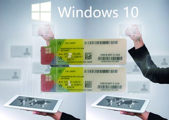 Trung Quốc Phiên bản đầy đủ Windows 10 Pro COA Sticker Làm việc Serial Key Tùy chỉnh hệ thống FQC 64bit nhà cung cấp