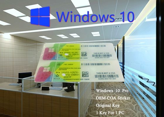 Trung Quốc Khóa doanh nghiệp khóa sản phẩm Windows 10 Pro, Kích hoạt trực tuyến 64 bit nhà cung cấp