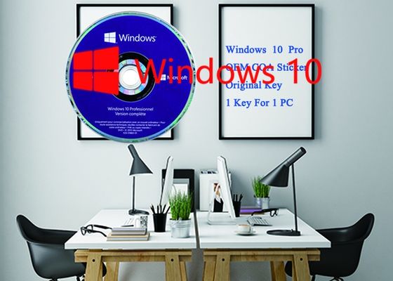 Trung Quốc Nhãn hiệu phần mềm khóa sản phẩm Microsoft Win 10 Pro DVD 64 bit + Khóa OEM Kích hoạt trực tuyến, Microsoft Windows 10 Pro DVD nhà cung cấp