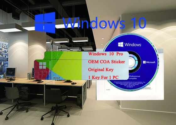 Trung Quốc Ngôn ngữ tiếng Nhật COA Sticker Windows 10 Pro trực tuyến Kích hoạt thương hiệu mới Giấy phép Sticker nhà cung cấp
