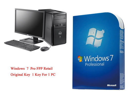 Trung Quốc MS Windows 7 Pro Pack Online Kích hoạt hệ thống 64bit chính hãng FPP Retail nhà cung cấp