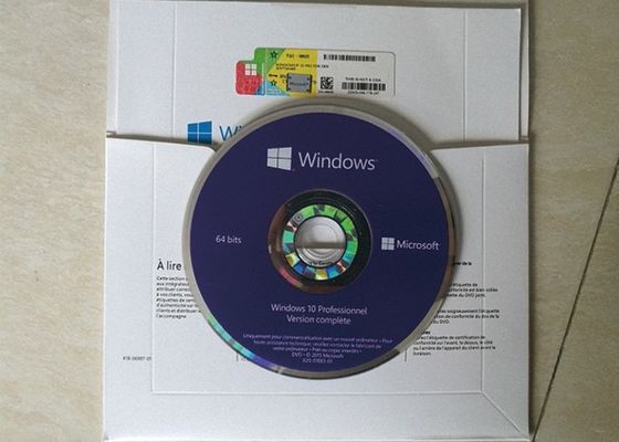 Trung Quốc Phiên bản tiếng Pháp Chính thức Windows 10 Pro OEM Sticker 64BIT cho PC Brand New nhà cung cấp
